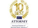 American Institute of personal injury attorneys award 2017
