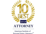 2018 ten best attorneys badge