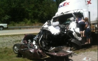 fed ex trucking accident