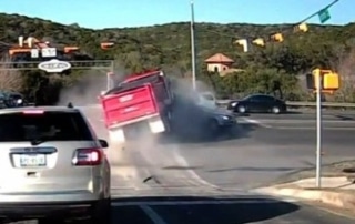 gravel truck crash